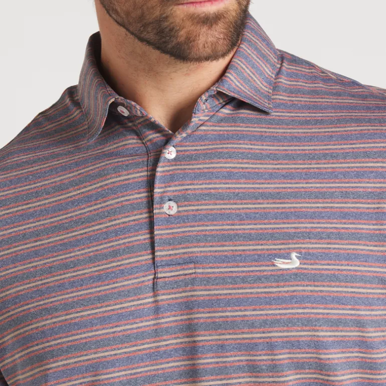 Maybourne Featherlight Stripe Polo