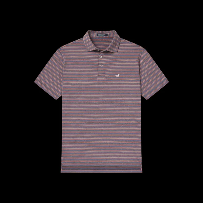 Maybourne Featherlight Stripe Polo