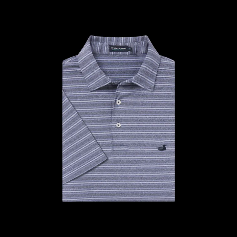 Maybourne Featherlight Stripe Polo