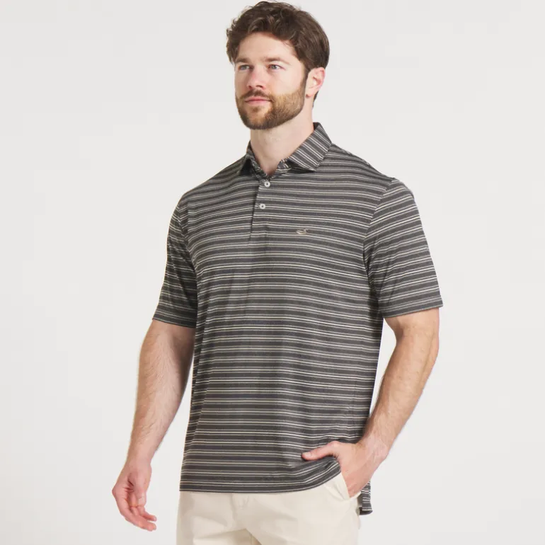 Maybourne Featherlight Stripe Polo