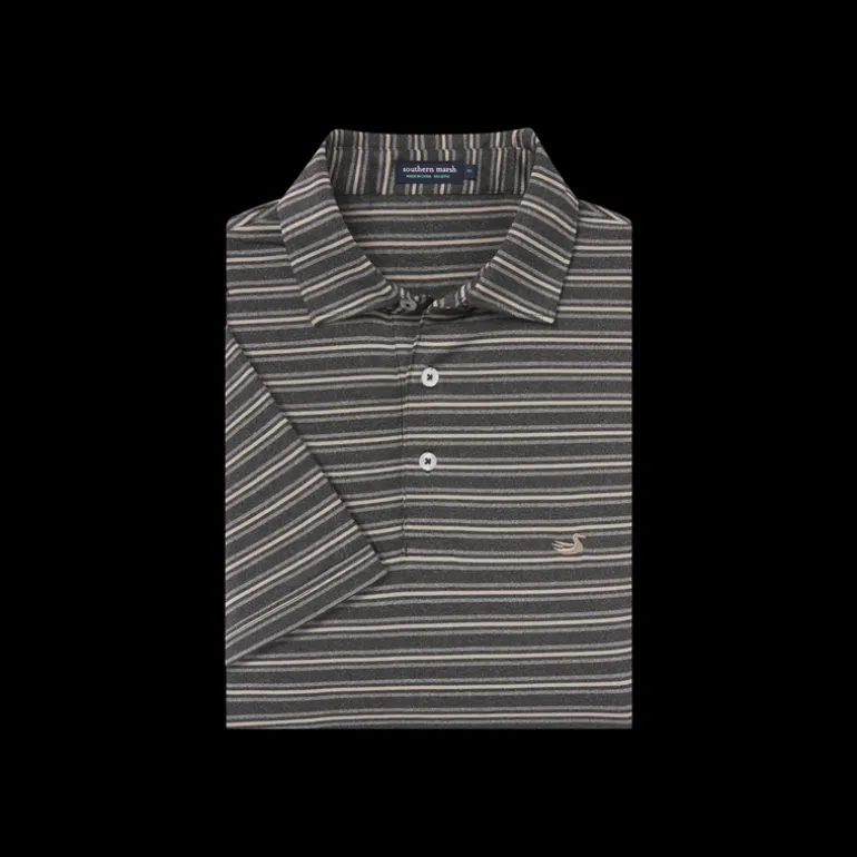 Maybourne Featherlight Stripe Polo