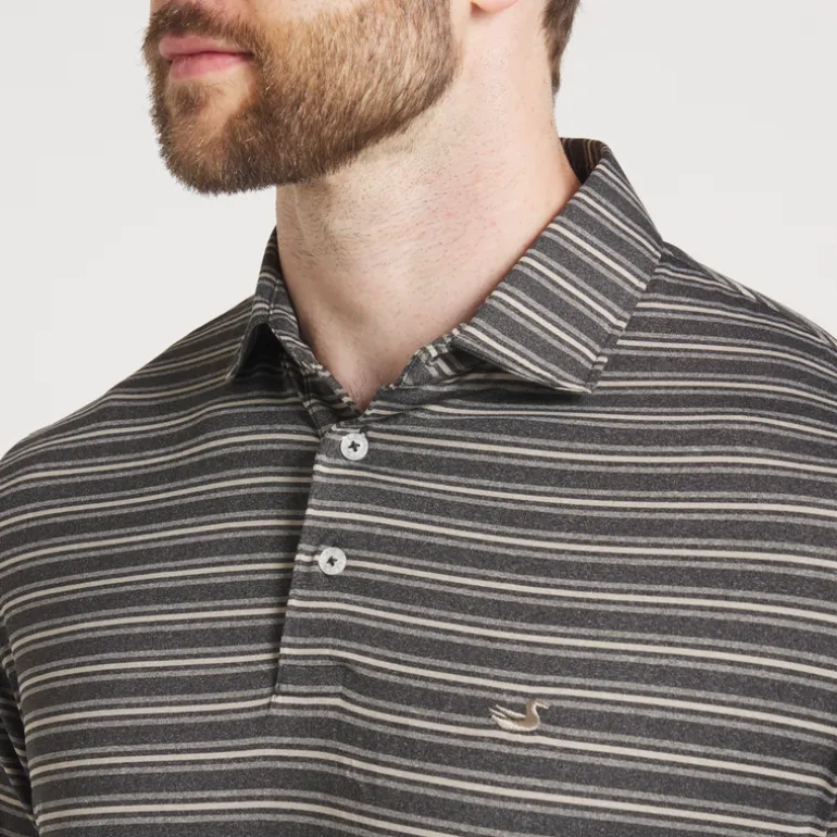 Maybourne Featherlight Stripe Polo