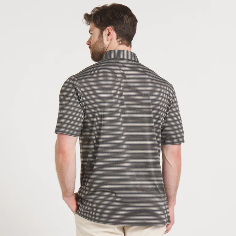 Maybourne Featherlight Stripe Polo