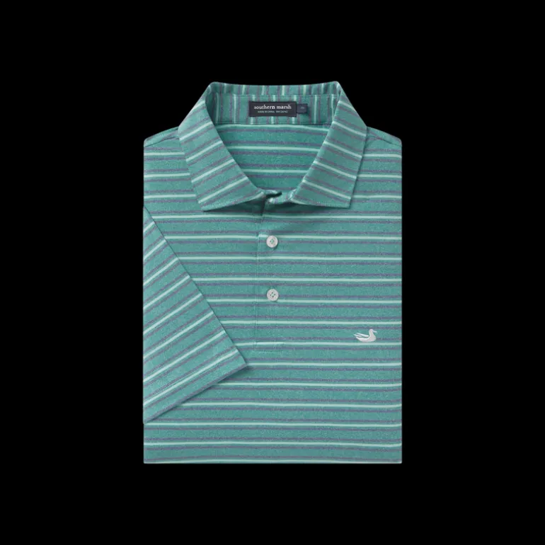 Maybourne Featherlight Stripe Polo