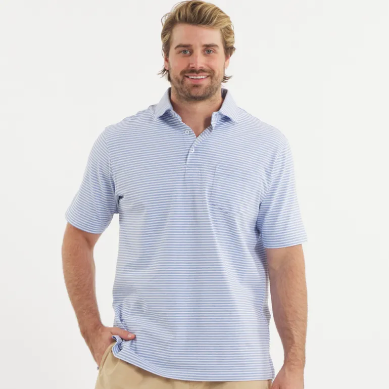 Nantucket Relaxed Polo - Stripe