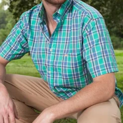 Natahala Plaid Dress Shirt - Short Sleeve