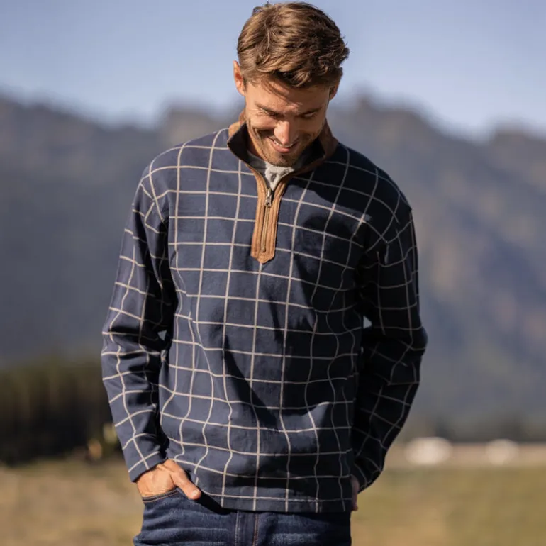 Platte Windowpane Pullover
