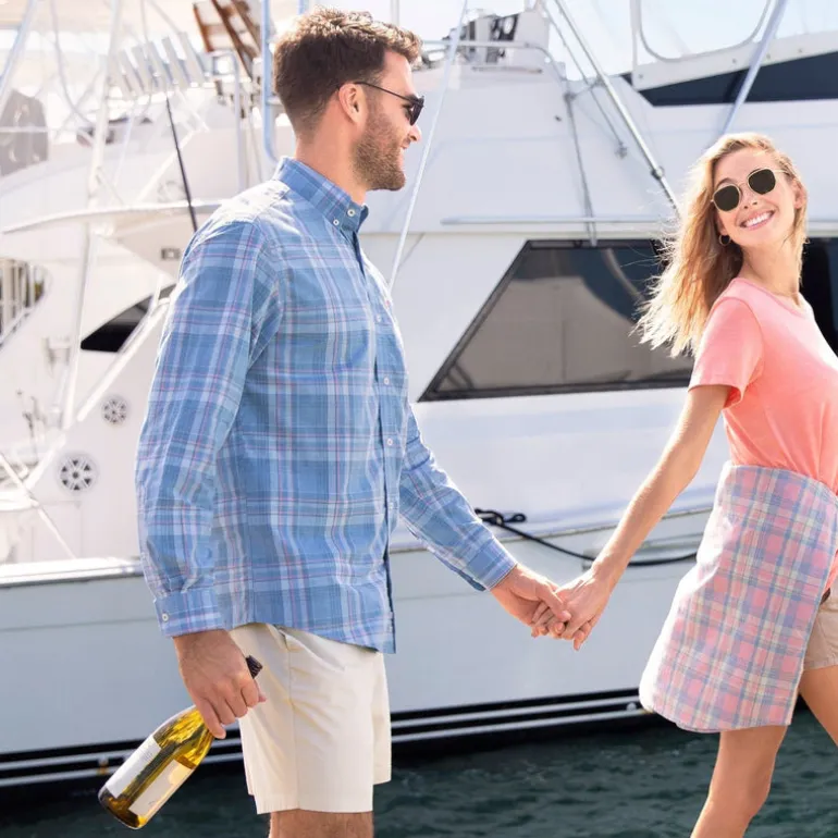 Potomac Relaxed Plaid Dress Shirt