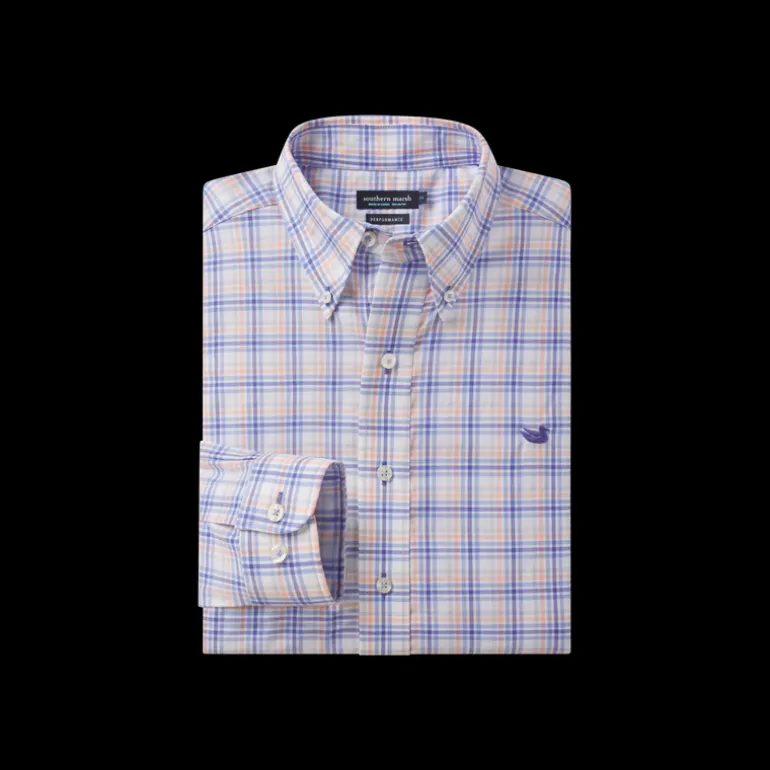Putnam Performance Windowpane Dress Shirt