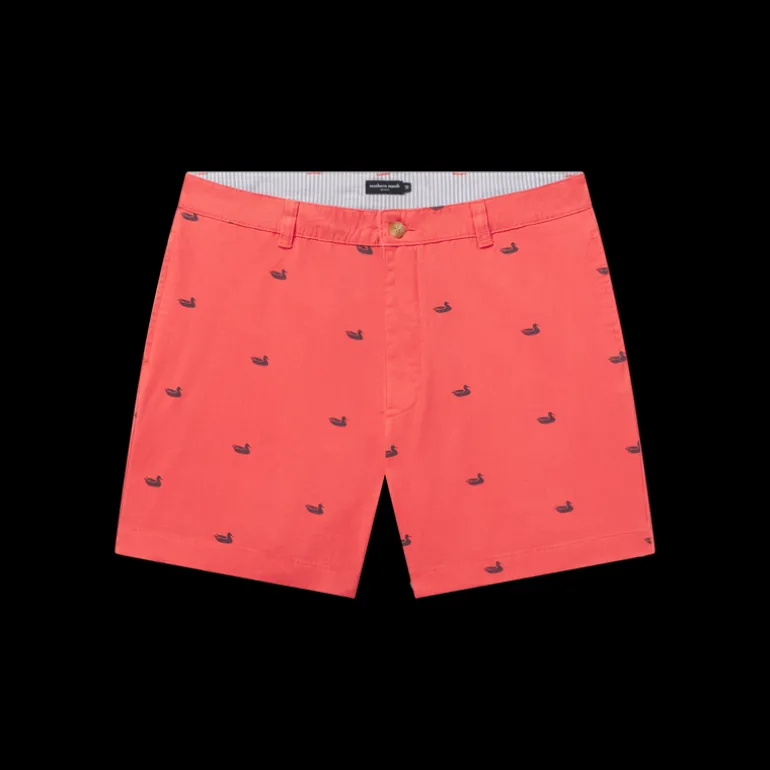 Regatta Short with Printed Ducks - 6in. Flat