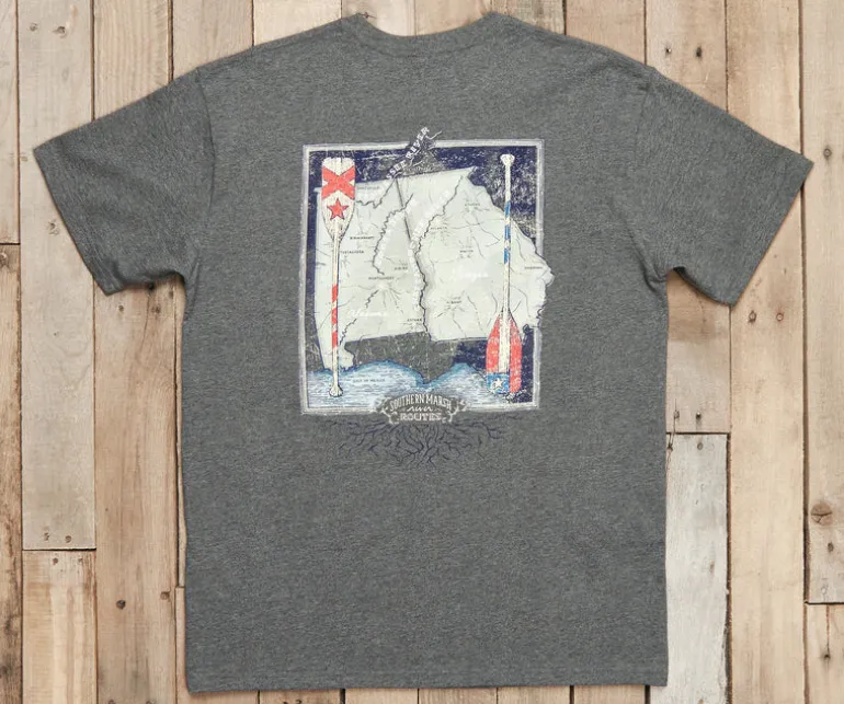 River Route Collection Tee - Alabama & Georgia