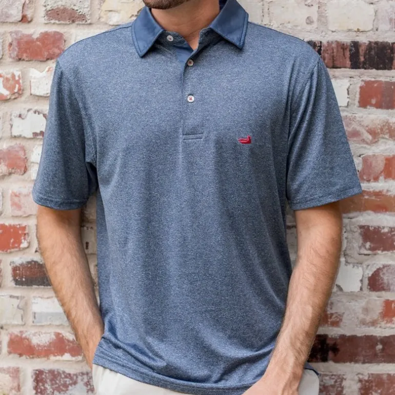 Rutledge Heather Performance Polo