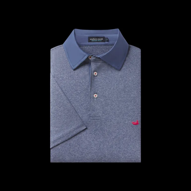 Rutledge Heather Performance Polo