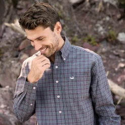 Sabine Washed Check Dress Shirt