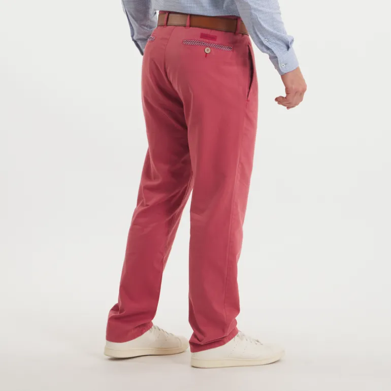 SEAWASH™ Grayton Twill Pant - Washed Red