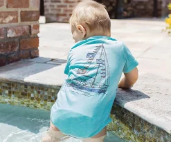 SEAWASH™ Snap Onesie - Spring Break