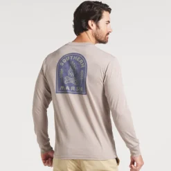 Seawash™ Tee - Campfire Badge - Long Sleeve
