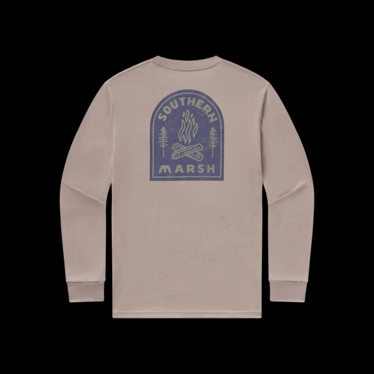 Seawash™ Tee - Campfire Badge - Long Sleeve
