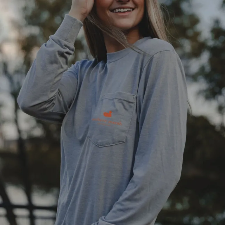 SEAWASH™ Tee - Decoy Stamp - Long Sleeve