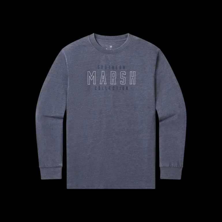 SEAWASH™ Tee - Marsh Outline - Long Sleeve
