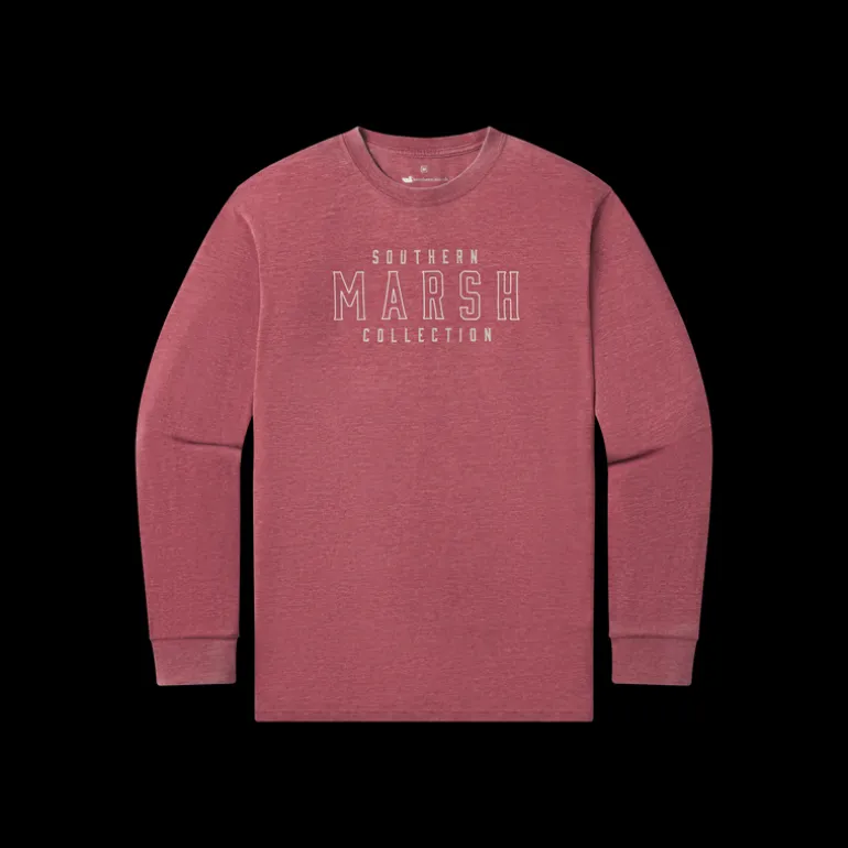 SEAWASH™ Tee - Marsh Outline - Long Sleeve