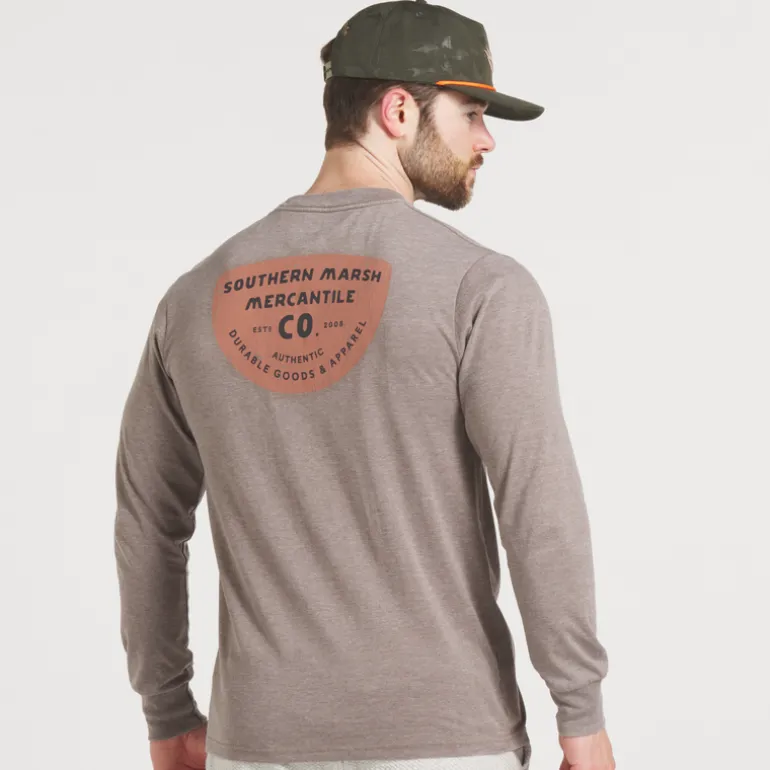 Seawash™ Tee - Mercantile Badge - Long Sleeve