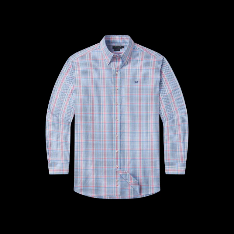 Shores Windowpane Performance Dress Shirt