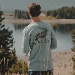 Starry Silhouette Tee - Elk - Long Sleeve