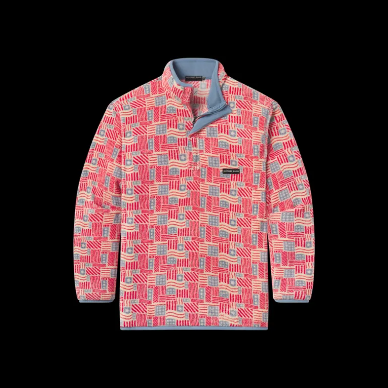 Star-Spangled Fleece Pullover