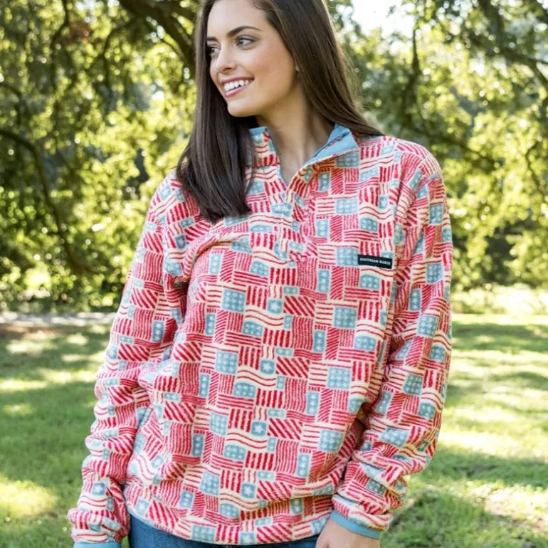 Star-Spangled Fleece Pullover