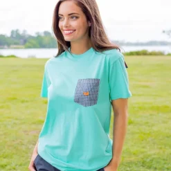 Stewart Pocket Tee - Gingham