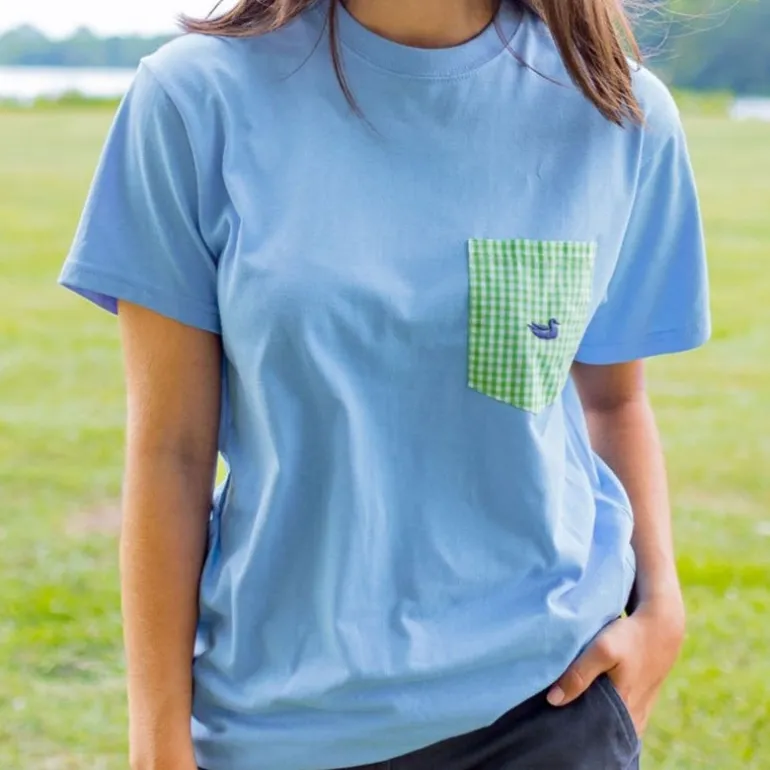 Stewart Pocket Tee - Gingham