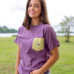 Stewart Pocket Tee - Gingham