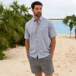Tulum Woven Shirt - Lines