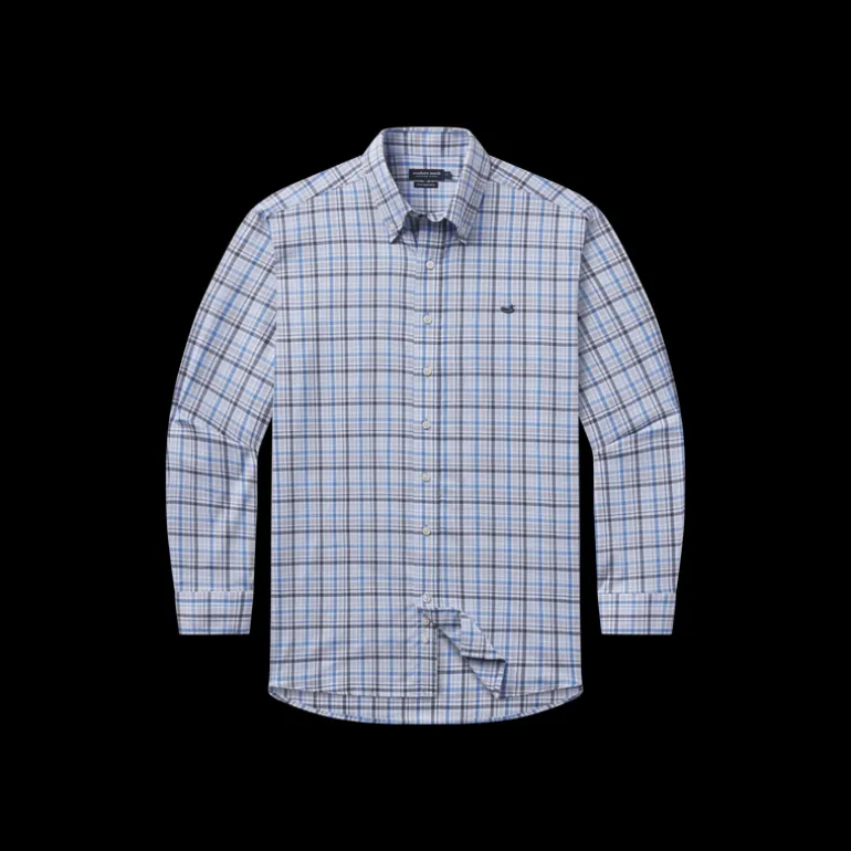 Van Buren Performance Grid Dress Shirt