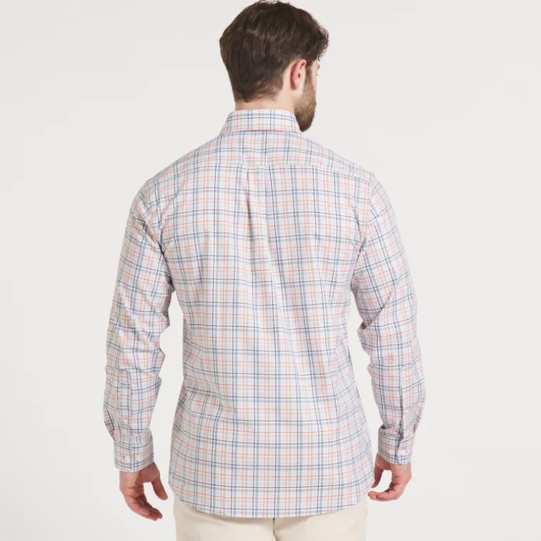 Van Buren Performance Grid Dress Shirt