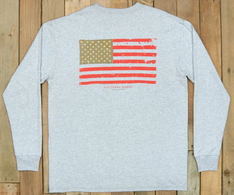 Vintage Flag Tee - Long Sleeve