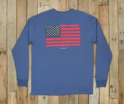 Vintage Flag Tee - Long Sleeve
