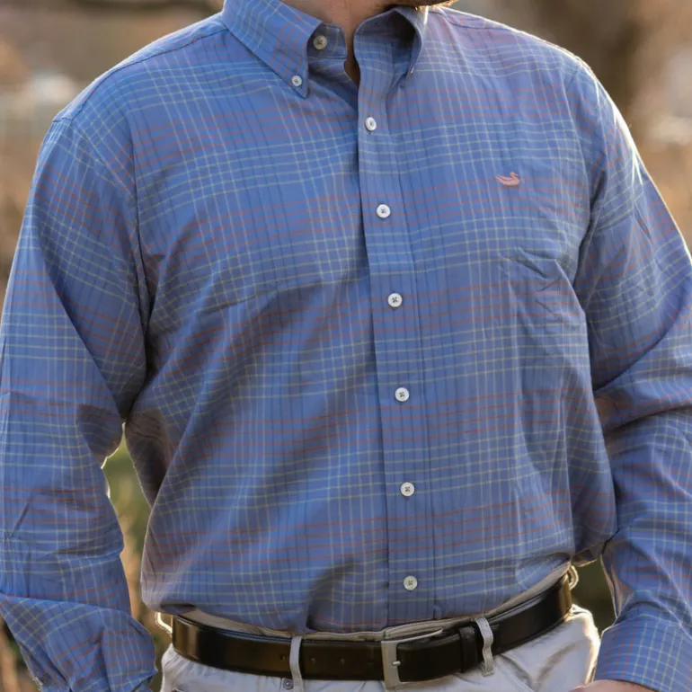 Winfield Grid Performance Dress Shirt