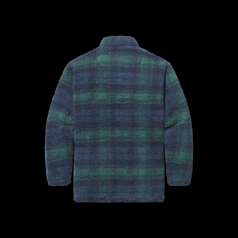 Youth Andover Plaid Sherpa Pullover