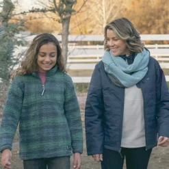 Youth Andover Plaid Sherpa Pullover