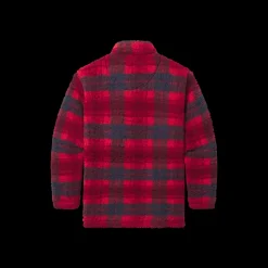 Youth Andover Plaid Sherpa Pullover