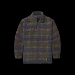 Youth Andover Plaid Sherpa Pullover