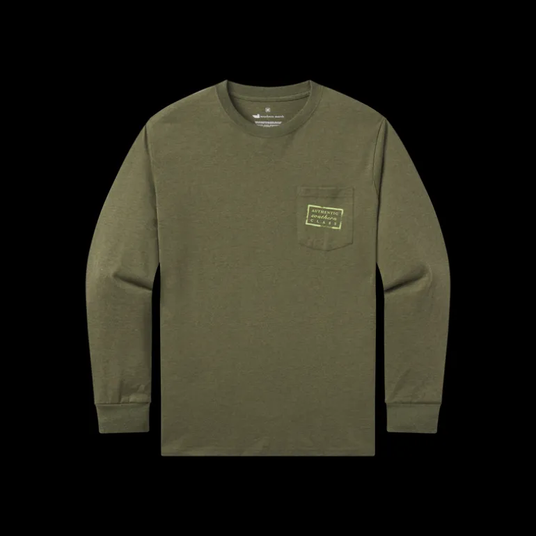 Youth Authentic Tee - Heathered - Long Sleeve