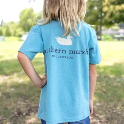 Youth Authentic Vibrant Tee - Heathered - Short Sleeve
