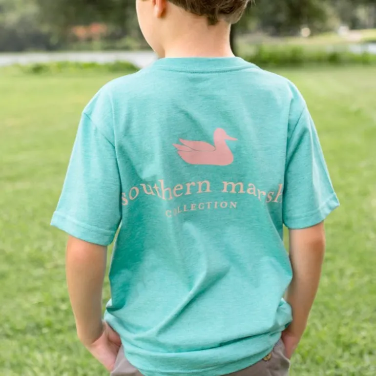 Youth Authentic Vibrant Tee - Heathered - Short Sleeve