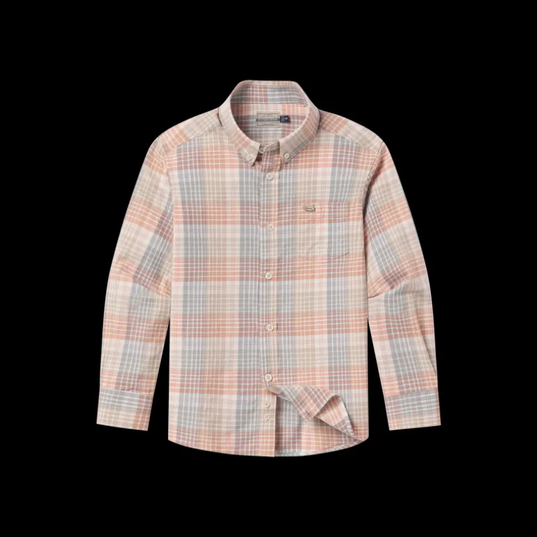 Youth Barton County Washed Dress Shirt