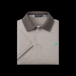 Youth Bermuda Performance Polo - Striped