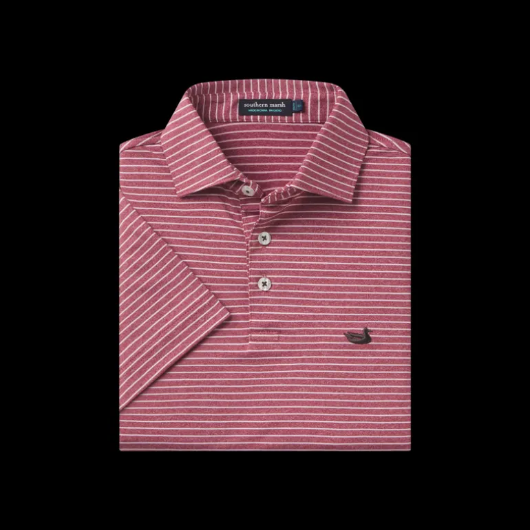 Youth Biloxi Heather Performance Polo