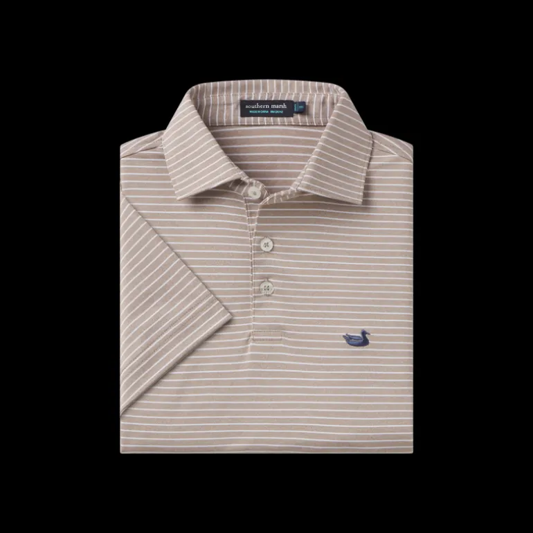 Youth Biloxi Heather Performance Polo